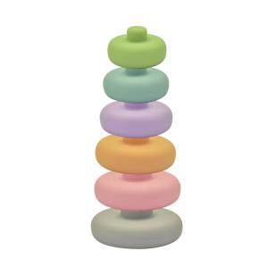 Multiple Light Color Round SGS Stackable Baby Toys For Toddlers