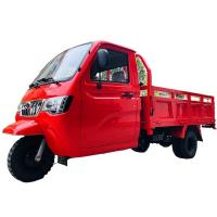 China Steel Enclosed Cabin Tricycle with Motorized Cargo and Heavy Load Engine 200cc/250cc/300cc on sale