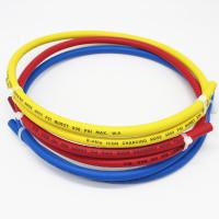 China R410a Red Yellow Blue Rubber Refrigerant Charging Hose For Air Conditioner on sale