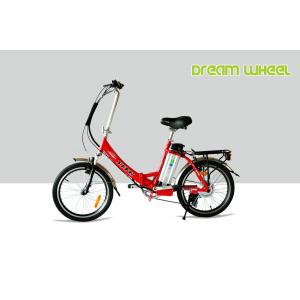 China Aluminum Lightweight Foldable E Bike V Brake 36V 10Ah Battery supplier