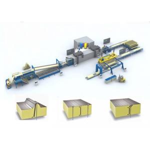China 5m/min PU Sandwich Panel Production Machinery 100mm supplier