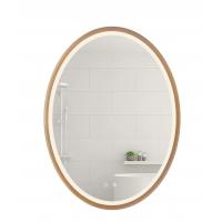 China 600*800MM Aluminum Frame Oval Bathroom Mirror Clear Reflection Effect on sale