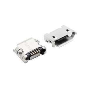 China LCP Micro Usb Female Connector Port 5 Pin 5.9mm Pitch With Edge supplier
