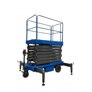 China 3Kw with 450Kg Loading  Reaching Height 12m Motorized  Scissor Lift supplier
