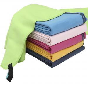 China Quick Dry Suede Microfiber Gym Towel Swimming Microfibre Towel 100% Polyester supplier