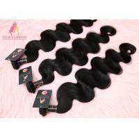 China Virgin Raw Black No Chemical Indian Hair Bundles 8 - 34'' Length on sale