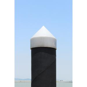 China White Dock Piling Caps Anti Corrosion For Floating Pontoon supplier