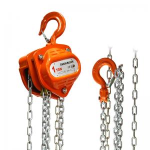 China Alloy Steel 1 Ton Electric Chain Hoist High Precision Gears Sealed Bearing OEM supplier