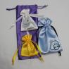 China Satin Type Drawstring Jewelry Bag , Thick Satin Cotton Womens Drawstring Bag wholesale