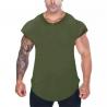 Muscle Fitness high quality soild color Cotton shirts Men sports T-shirt