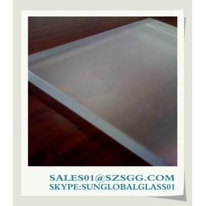 China high security frosted glass supplier
