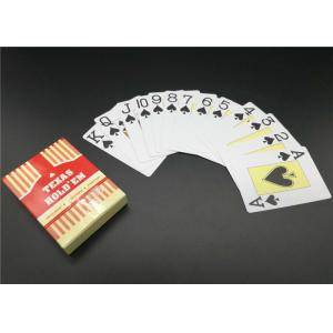 100% New Plastic Playing Cards PMS printing plastic poker cards