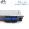 Fiber Optic 1x4 SC / UPC Insert Type PLC Splitter Casette Type Mini Box