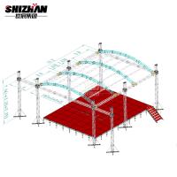 China Speed Roof Truss Aluminum Collapsible Live Concert Stage Platform System on sale
