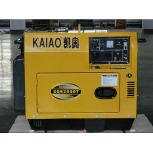 China Single Phase 3kva Silent Diesel Generator , Portable Quiet Diesel Generator supplier