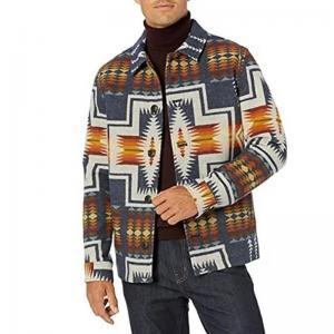 China                  Western Clothing Custom Plus Size Men′s Geometric Pattern Single Breasted Turndown Aztec Style Coats Jackets for Men              supplier