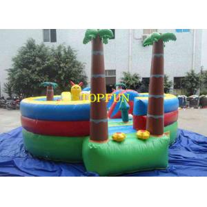 China Plato 0.55mm PVC Tarpaulin Family Inflatable Tree House Jumping Castle supplier