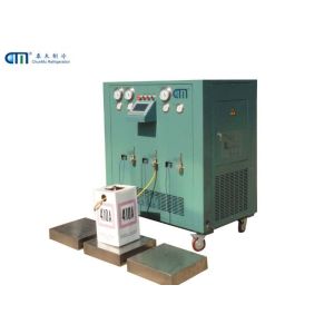 China Oil Free Compressor Refrigerant Filling Machine R22 R134A R410A With Multiple Stations wholesale