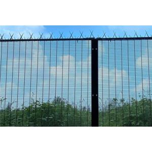 Bolts Included Garden 2.8mm Welded Wire Mesh Fencing Panels Pvc Coated Curved Design