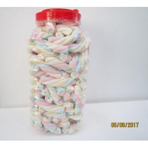 Rope Shape Twisted Marshmallow Candy , Gourmet Marshmallow/ Healthy sweet