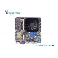 China ITX-HM76DL119 HM76 Chipset Mini ITX Motherboard / Motherboard Mini Itx Intel 2nd 3rd Generation on sale