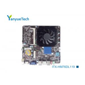 ITX-HM76DL119 HM76 Chipset Mini ITX Motherboard / Motherboard Mini Itx Intel 2nd 3rd Generation