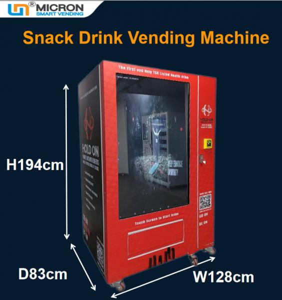 55 Inch Ads Vending Machine With Card Payment System Suitable For Selling