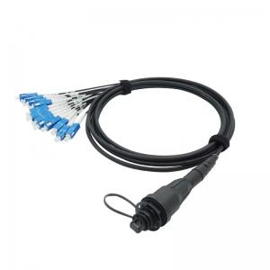 China Outdoor 12 Core SC UPC 0.9mm 3M IP68 Fiber Optic Patch Cords supplier