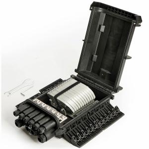 IP68 144 Core Fiber Optic Connection Box 12*12 Fiber Splicing Tray With Micro Type Splitters