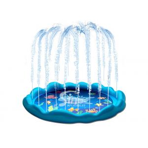 60'' Backyard Inflatable Sprinkler Wading Pool For Kids Water Play And Swimming