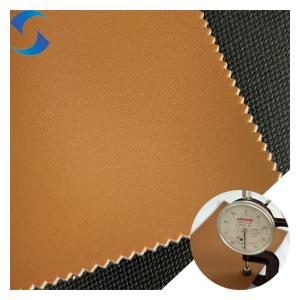 China Knitted Backing Technics PVC Leather Fabric 21days Delivery Time and Embossed Pattern supplier