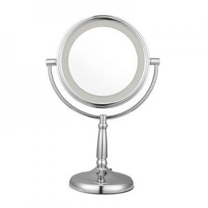 2 Face 1X /5X Double Sided Magnifying Mirror With Lighted 7 Inch