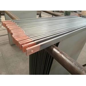titanium clad copper bar rod ASTM B432 20x120mm for Electrolysis Electroplating