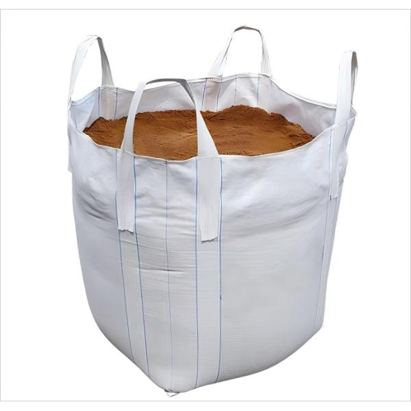 Saco a Granel FIBC de Alta Resistencia, Capacidad de 500 kg a 2 Toneladas, Saco Jumbo de Polipropileno Duradero, Beige o Colores Personalizados