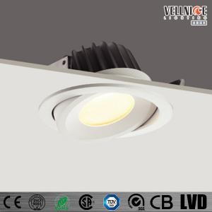 China Adjustable Spot 15W Anti Glare LED Recessed Downlight For Hotel / Villa / Restaurant supplier