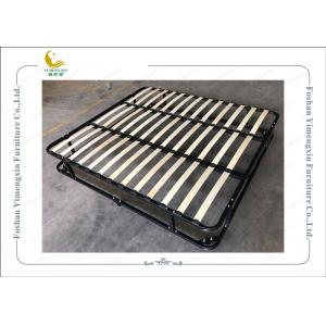 China Double Deck Iron Bed Frame With King Or Queen Size , Knock Down Bed Frame supplier