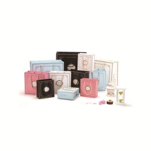 China Mini Paper Gift Bags With Handles Nylon Matte Finishing Custom Company Logo supplier