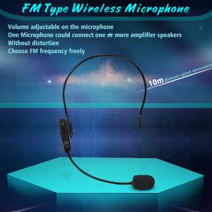 FM Professional headset wireless headset microphone for Tour Guides, Teachers, Coaches, Presentations, Costumes