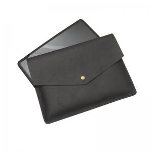 China Black Leather Tablet Protective Cases With Pop Button wholesale