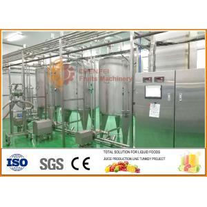 China SS304 Blending System , High Effiency Complete Juice And Jam Blending line supplier