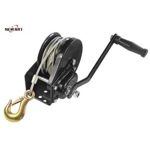 China Mini guincho manual portátil personalizado 1800lbs da mão com freio de travamento automático/automático supplier