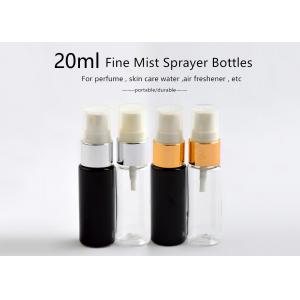 China Black / Clear Empty Plastic Pump Spray Bottles With Aluminum Fine Mist Sprayer supplier
