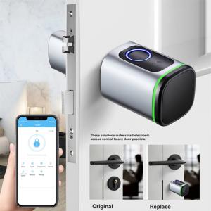 Smart Cylinder Door Lock Tuya Ttlock Biometric Euro Standard Electronic Fingerprint Smart Card Unlock