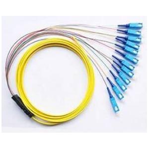 China 4, 6, 8, 12, 24, 48 Fibers Optional Ribbon multi-fiber Optic Pigtail for Telecommunication wholesale