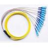 China 4, 6, 8, 12, 24, 48 Fibers Optional Ribbon multi-fiber Optic Pigtail for Telecommunication wholesale