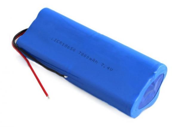 Rechargeable Lithium Ion Battery Pack 18650 2S3P 7800mah 7.4V Li ion Battery