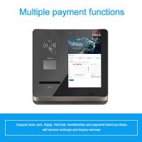 China RFID NFC Contactless Card Reader Touch Screen Kiosks With Encrypted Pinpad Keyboard on sale