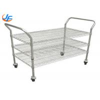 China RK Bakeware China Foodservice NSF Stainless Steel Serving Cart Rolling Cart Transportation Cart on sale