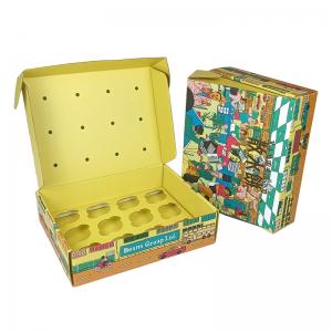 China Foodgrade Custom Mailer Boxes 12 Pack Cake Cardboard Shipping Box supplier