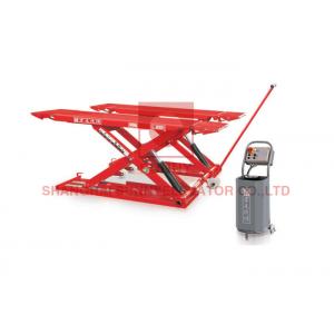 Rising Fling  Mid Position Electric Hydraulic Car Scissor Lift With Safety Alarm Device